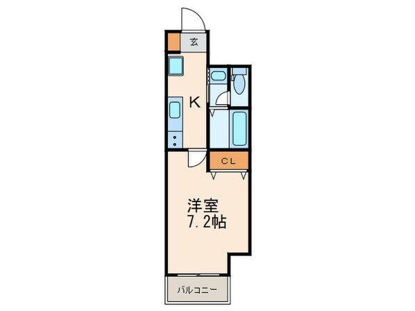 ﾁｪﾙﾄｳﾞｨｰﾀの物件間取画像